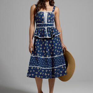 GUNNE SAX for ModCloth Twirling Moments Peplum Dress